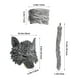 thumbnail image 3 of KAKOWELY 1 juego de disfraz de lobo, máscara de lobo, guantes de cosplay de animales, accesorios de disfraces de cola, 3 of 4