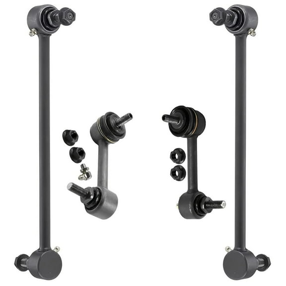 Detroit Axle - 4pc Sway Bars for Chrysler 200 2015 2016 2017, 4 Front & Rear Stabilizer Sway Bar End Links Replacement