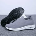 thumbnail image 6 of Men's Spring And Summer Fashion Breathable Solid Color Casual Shoes Comfortable And Light On Shoes 7.5 Light Gray, 6 of 8