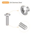 thumbnail image 4 of M4x16mm Oval Head Phillips Machine Screws, 50 Pack 304 Stainless Steel Slightly Raised Countersunk Head Screws, 4 of 5