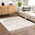 thumbnail image 5 of BoutiqueRugs Apichu Bohemian, Transitional Area Rug - Machine Washable - Peach, Dark Brown - 6'7" x 9', 5 of 11