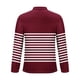 thumbnail image 4 of Blusa y camisa de manga larga con cuello vuelto para hombre, informal, con cuello vuelto, estampado, para fitness, deportiva, de manga larga, de poliéster, 4 of 5