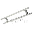 thumbnail image 1 of Matsuzay Soporte para rebanadora montado en la pared, estante de almacenamiento de cocina de doble barra para espátula, utensilio para raspador Organizadores de utensilios de cocina, 1 of 6