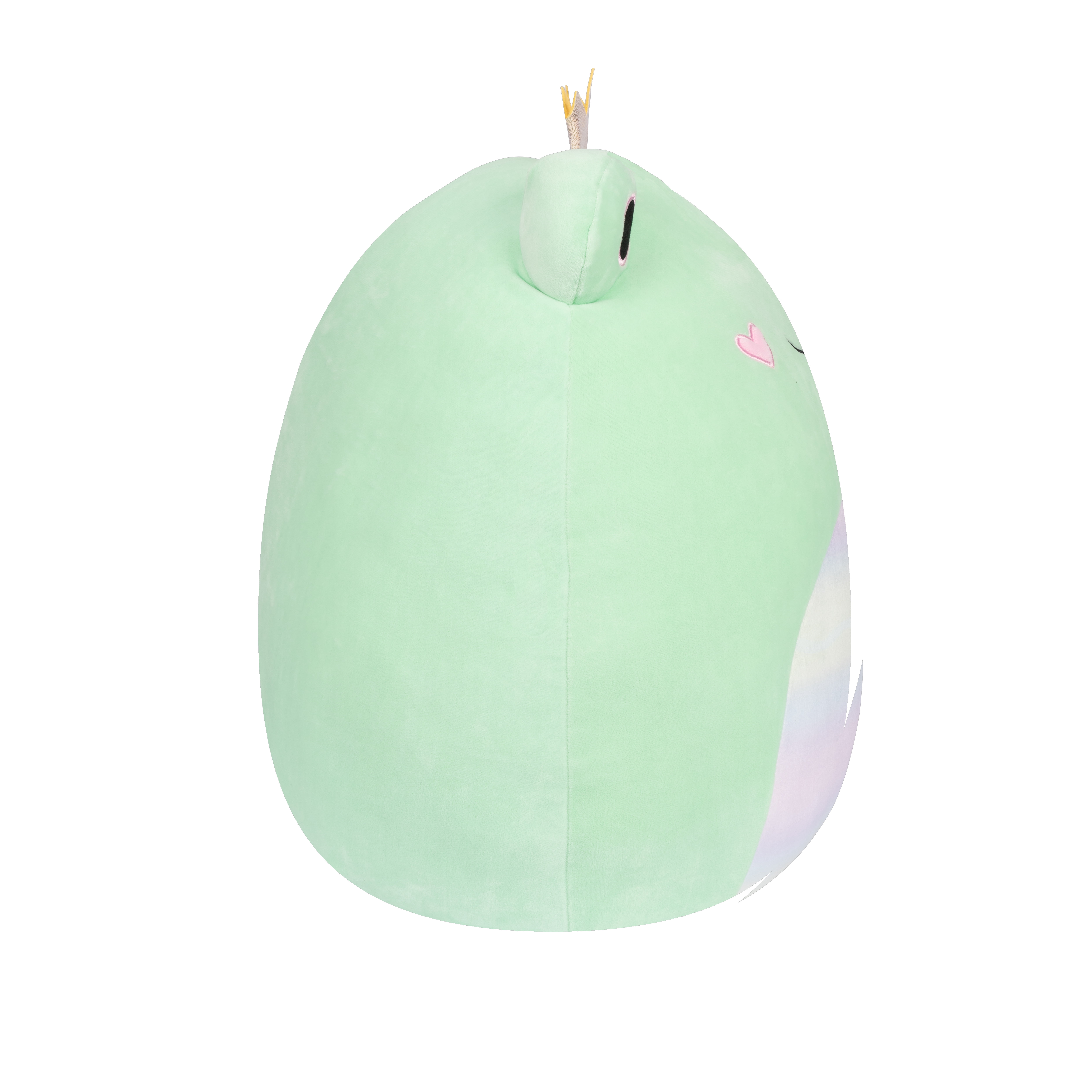 Squishmallows 16 inch Fenra the Green Gradient Frog with Heart Cheeks and Crown - Child's Ultra Soft Plush Toy