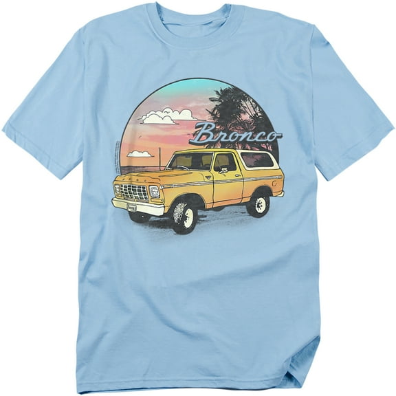 Ford Bronco T-Shirt Bronco At The Beach Unisex Graphic Tee for Men & Women