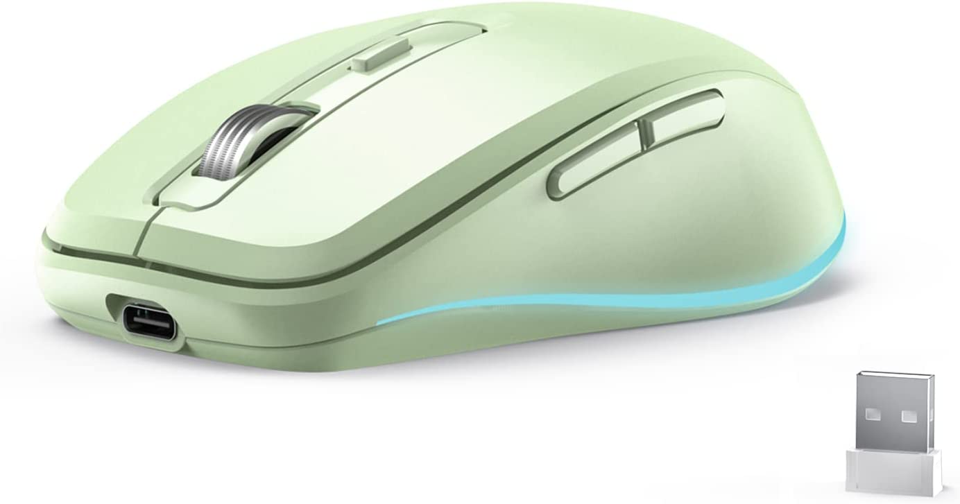 Builtin Jiggler Mover 2.4G Wireless Rechargeable Mouse, Undetectable