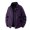 Purple, variant on Men's Casual LooseStand Collar Water Jacket No Hood Side Hand Pockets Yellow M