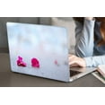 thumbnail image 1 of KSK KAISHEK Hard Shell Case for MacBook Air 13"( Retina Display, 2018/2019/2020/2021/2022) + Black Keyboard Cover Model A1932 A2179 A2337 m1, USB Type-C Flower 0741, 1 of 5