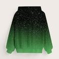 thumbnail image 5 of SERTG Kids Winter Top Gradient Glitter Casual Printed Hoodie Long Sleeves with Pockets Hoodie Top for Children 3-14 Years(Green,11-12 Years), 5 of 5