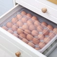 thumbnail image 6 of Egg Container With Lid Clear Storage Tray For 36 Eggs Refrigerator Organizer Durable Holder Convenient Kitchen Accessory, 6 of 8