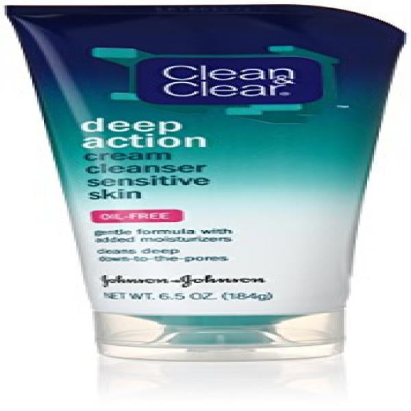 deep action cream cleanser sensitive skin