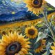 thumbnail image 3 of Fotbe Starry Sky Sunflower Gorro Clásico de Béisbol, Gorra Ajustable con Broche Snapback, Gorro de Exterior de Algodón Suave, 3 of 6