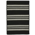 thumbnail image 2 of Colonial Mills Rug UH19R108X144S 9 x 12 ft. Sunbrella Southport Stripe Braided Rug  Black, 2 of 5