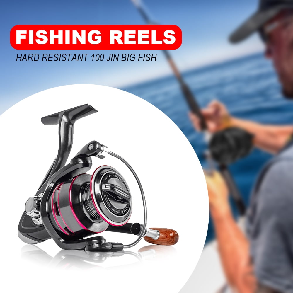 Light Weight Ultra Smooth Powerful Speed Ratio 8.1: 1 Fishing Reel Right Hand Professional Double Wire Cup Full Metal Wire Cup Fishing Reel Spinning Fishing Reel 