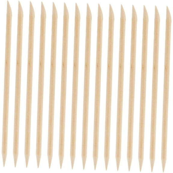 200pcs Stick Nail Sticks Sanding Tool Cuticle Pusher Mini Tool Kit Manicure Tools Professional Under Nail Cleaner Tool Wooden Sticks Manicure Sticks Cuticle Sticks Multifunction