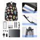thumbnail image 4 of Disketp Colorful Retro Tape Mochila Ligera Clásica con Múltiples Bolsillos, Mochila Casual para Hombre y Mujer, Ideal para Escuela, Trabajo y Viajes, 4 of 6