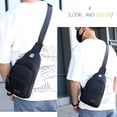 thumbnail image 5 of karymi Chest Bag Men's Trendy Sports Slant Backpack Cloth Casual Luminous Chest Bag Shoulder Crossbody Bag Best Sellers, 5 of 9