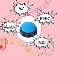thumbnail image 3 of 1pc Recordable Talking Button 30 Seconds Voice Recording Button Pet Speech Training Buzzers, 3 of 3