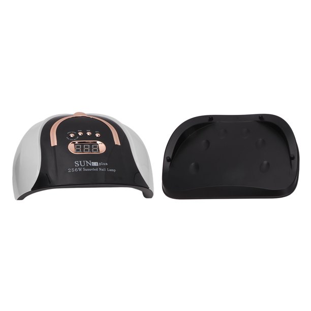 Lámpara de Uñas de 256 W Secado Rápido 57 Chips de Luz Multifunción Parte Inferior Extraíble Portátil Adecuada para Todos los Esmaltes de Uñas Salón y Uso ANGGREK Otros
