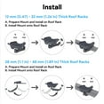 thumbnail image 5 of Starlink Mini Roof Rack Mount for RV SUV Camper – Aluminum Alloy Clamp Bracket for 12–48mm Roof Bars, Weatherproof Satellite Dish Holder for Off-Road & Mobile Installations, 5 of 10