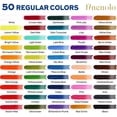 thumbnail image 3 of Set de acuarelas Finenolo de 50 colores con 8 pinceles, 3 of 7