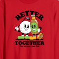 thumbnail image 2 of Instant Message - Golf Mascots Better Together - Men's Long Sleeve Graphic T-shirt, 2 of 5