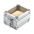 thumbnail image 2 of Organizador de caja de relojes, vitrina de relojes con tapa transparente, soporte de regalo con almohadas extraíbles con cerradura, vitrina de, 2 of 9
