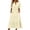 *Yellow, variant on VBVC Women's V-Neck Ruffle Sleeve Midi Dress,Smocked Waist Tiered Boho Dress For Women,Ladies Casual Summer Beach Flowy Sundress with Pockets,Blue,S-3XL