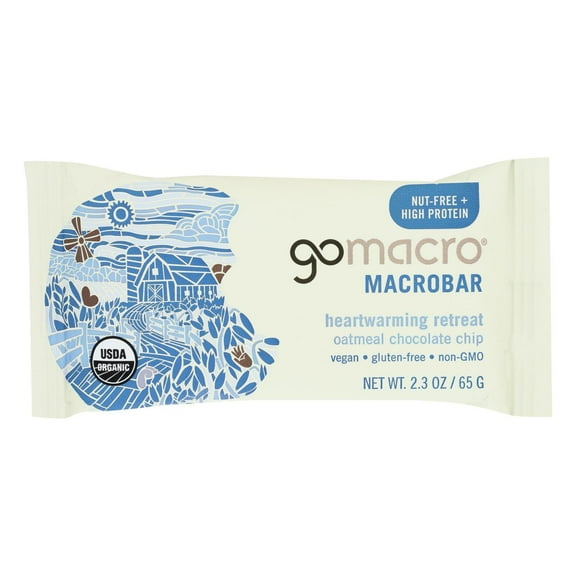 (12 Pack)(Price/Case)Gomacro - Bars Oatmeal Chip, 2.3 oz.