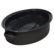 Granite Ware 18 Covered Oval Roaster, 15 Pound Capacity, Roasting Pan