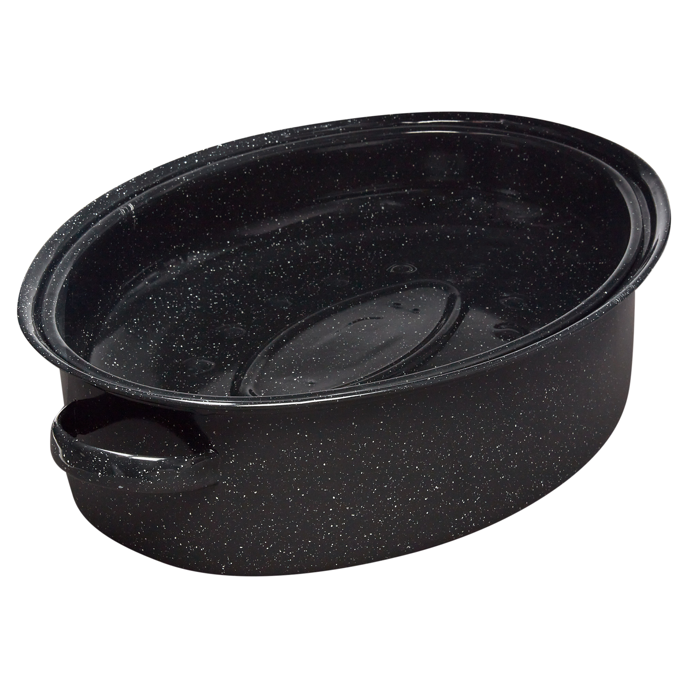 Granite Ware 18" Covered Oval Roaster, 15 Pound Capacity, Roasting Pan - image 3 of 5