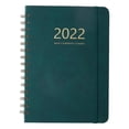 thumbnail image 1 of de agenda, anotación, cita, funda de cuero, superficie Verde Zulema Programar cuaderno, 1 of 8