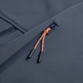 thumbnail image 3 of Tqyyweavej Men's Softshell Jacket Waterproof Windproof Fleece Lined Windbreaker Insulated Solid Color Hooded Rain Coat with Multi Zip Pockets, 3 of 10