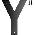 thumbnail image 2 of Clearance! 6 Inch Metal House Number Metal Letters House Address Number House Numbers For Outside Mailbox Numbers For Outside Black Modern Metal Numbers And Letters, 2 of 8