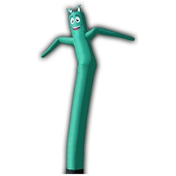 Inflatable Tube Man Guy 6ft - Solid Dark Green Color - Body only, Without air Blower