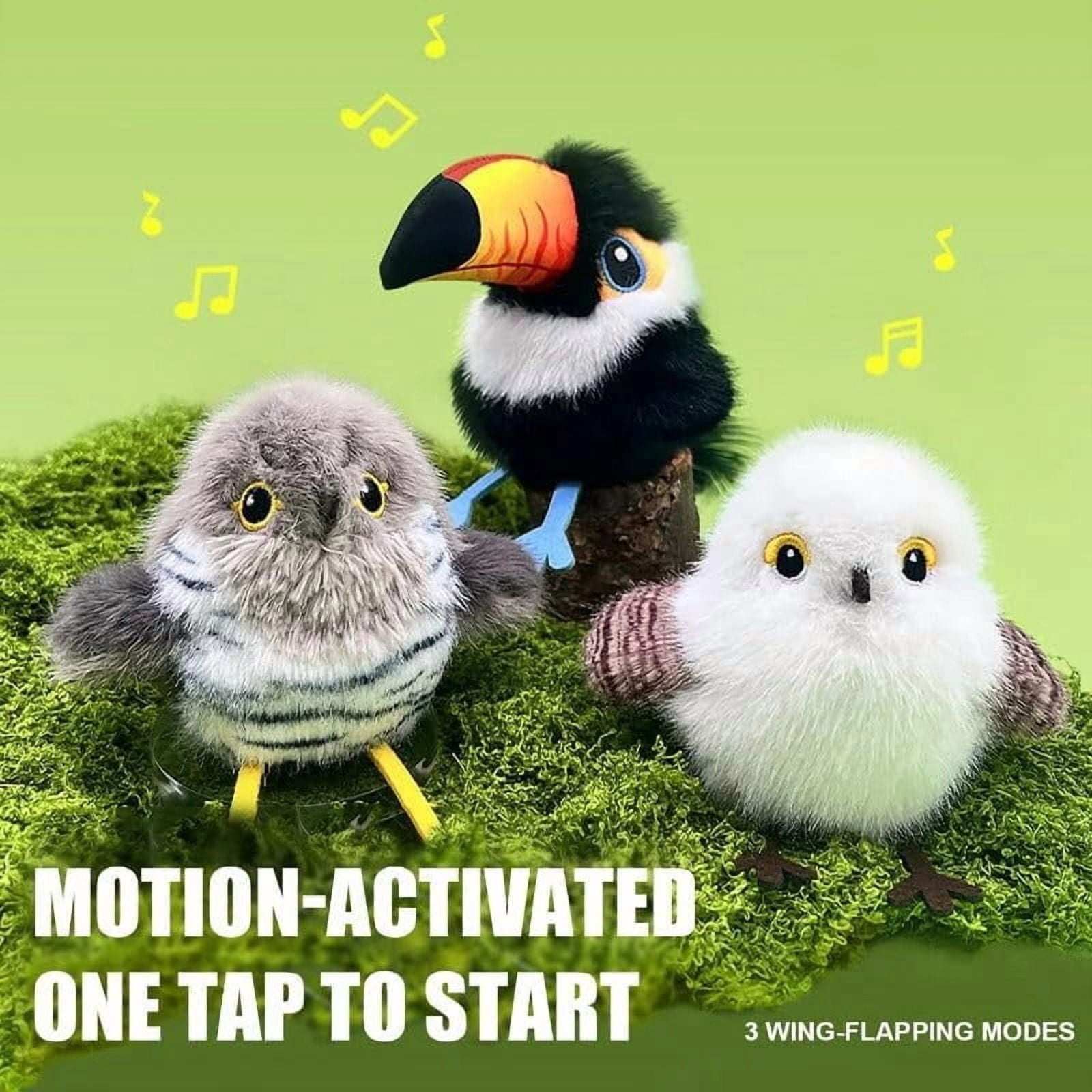 2025 New Celery Pets Rechargeable Flapping Bird Cat Toy, Motion Activated with Three-Mode Wing Flap, Three Styles Available