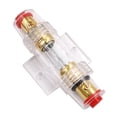 thumbnail image 2 of American Terminal 10 Pack AGU Fuse Holder 4 6 8 10 Gauge In Line Glass Fuses AWG Wire Gold, 2 of 4