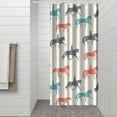thumbnail image 3 of Wild Horse & Rural Landscape Shower Curtain - Waterproof Machine Washable Bathroom Drape, Elegant Farmhouse Print with Metal Grommets 36x72 Inches, 3 of 5