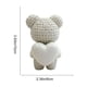 thumbnail image 3 of Figura de oso de peluche con forma de corazón para San Valentín | Decoración romántica de resina | Regalo ideal para novias, parejas y aniversarios | Adorno para el hogar, el escritorio y el, 3 of 6