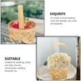 thumbnail image 4 of 6Pcs Rustic Baskets Decorative Wooden Woven Basket for Storage Gift Wrapping and Decoration, 4 of 8
