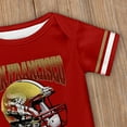 thumbnail image 4 of Newborn City Baby Girl Boy Clothes Unisex,Football Team Clothing Short Sleeve Apparel,Baby Bodysuits,Size:3-24 Months, 4 of 5