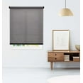 thumbnail image 3 of Linen Avenue Cordless Coastal Light-Filtering Standard Roller Shade– Soft Light Control, UV Protection Window Covering for Home & Office – Charcoal Cove 45 W X 66 H (Arrives 1/4" Narrower), 3 of 9