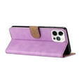 thumbnail image 2 of Wallet Case for iPhone 14 Plus, [2 Card Slots] [Kickstand] [Magnetic Clasp] Butterfly Pattern Premium PU Leather Flip Cover, Wrist Hand Strap TPU Shockproof Anti-Scratches Case, Purple, 2 of 10