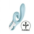 thumbnail image 2 of Satisfyer Love Me Rabbit Vibrator - G-Spot and Clitoris Stimulation, Vibrating Dildo with Flexible Shape, Nubbed Clit Stimulator, Adult Sex Toy for Women - Waterproof, Rechargable (Light Blue), 2 of 6