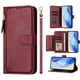thumbnail image 3 of For Xiaomi Poco C71 4G Xiaomi Redmi A5 4G (171.7*77.8*8.3mm) Case Zipper Pocket Multiple Card Slots, 3 of 5