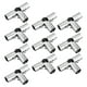 thumbnail image 5 of 10 Piezas de Conector de Tubo, Conector de Montaje de Tubería, Tubo de 25 Mm de Diámetro, Plateado, Resistente para Muebles, Contenedores de Conexión Cinco conectores, 5 of 8
