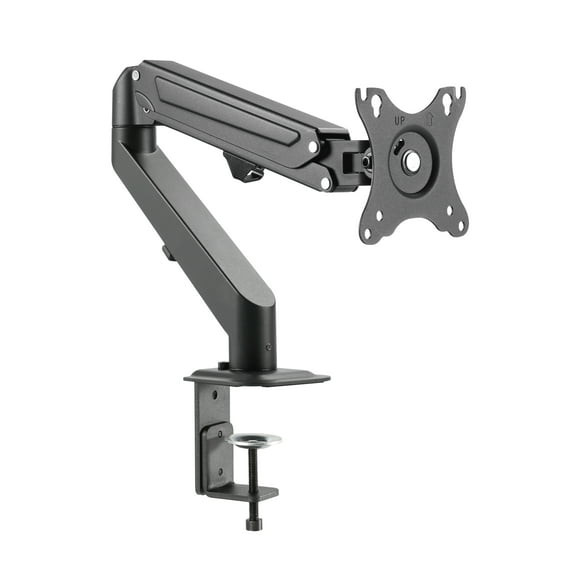 Uplite Single Desk Mount Full Motion with Gas Spring Swivel Stand Fully Adjustable Monitor Arm up to 27" Monitor