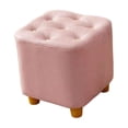 thumbnail image 4 of Reposapiés pequeño otomano, reposapiés, taburete, taburete, asiento cómodo para Rosa, 4 of 9