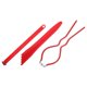 thumbnail image 1 of Kit de herramientas para conservas uxcell de metal electrochapado rojo, 5 piezas, 1 of 7