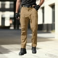 thumbnail image 7 of oqasdz Mens Cargo Pants Winter Lined Hiking Work Outdoor Stretch Thermal Cargo Trekking Trousers Long Warm Cargo Trousers, 7 of 7